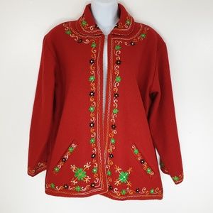 Vintage Womens Jacket Size M Pier 1 Imports Floral